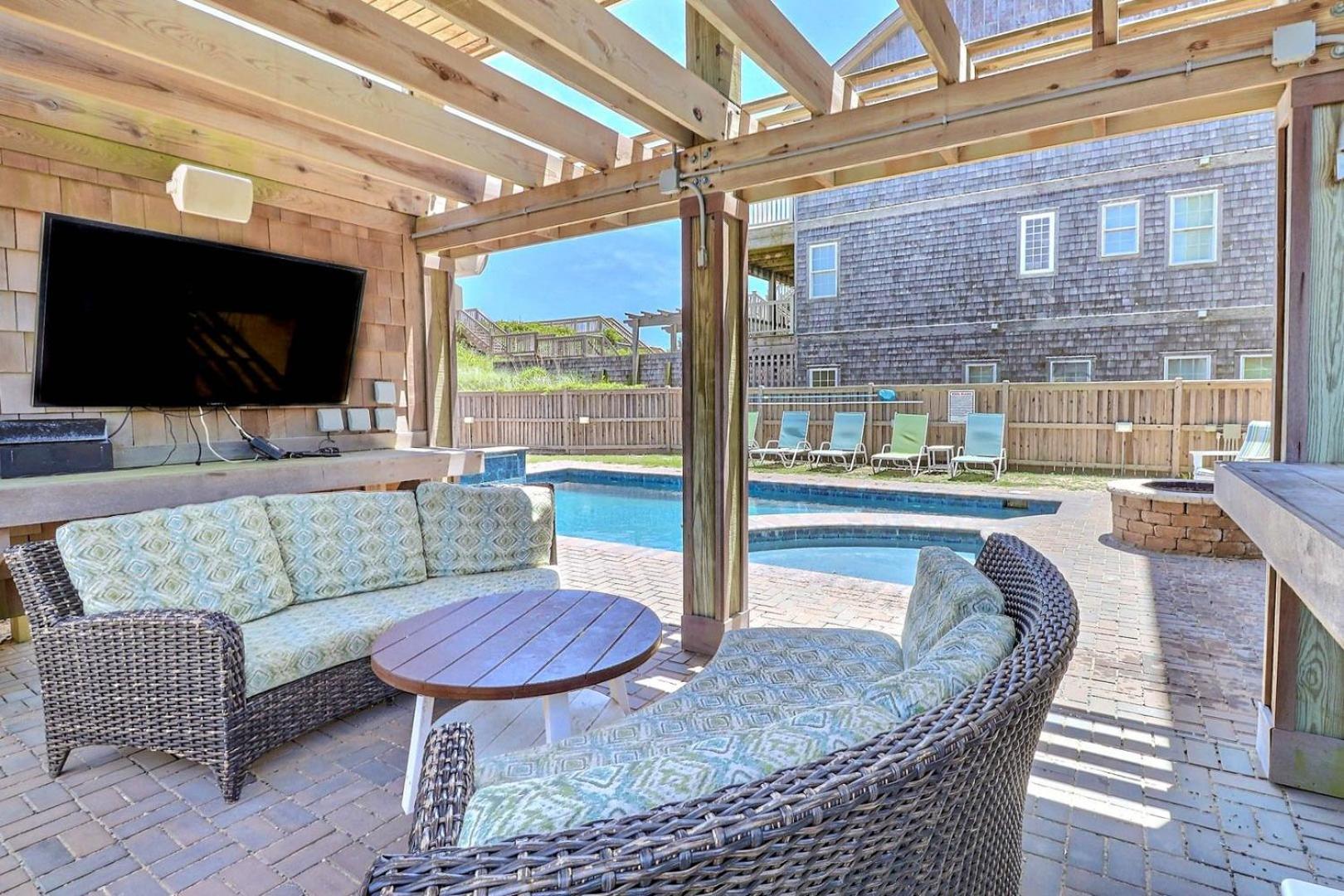 6007 Happy Sol Oceanfront Heatable Pool Villa Nags Head Exteriör bild
