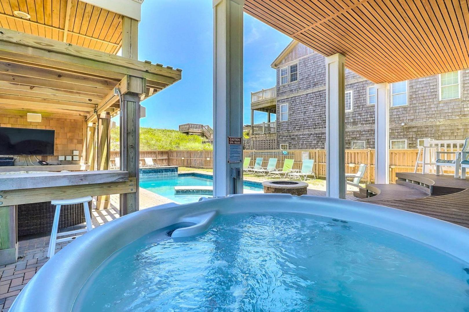 6007 Happy Sol Oceanfront Heatable Pool Villa Nags Head Exteriör bild